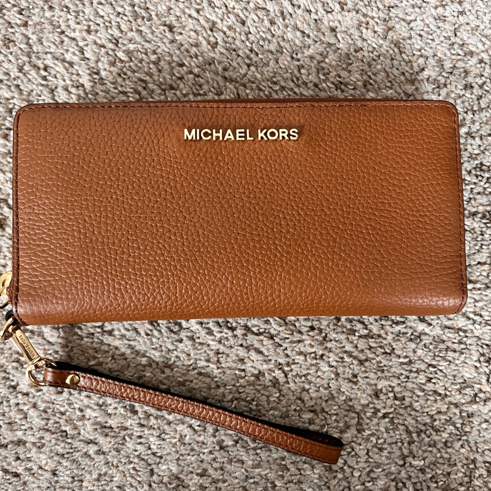 Michael Kors Brown Wallet/Wristlet